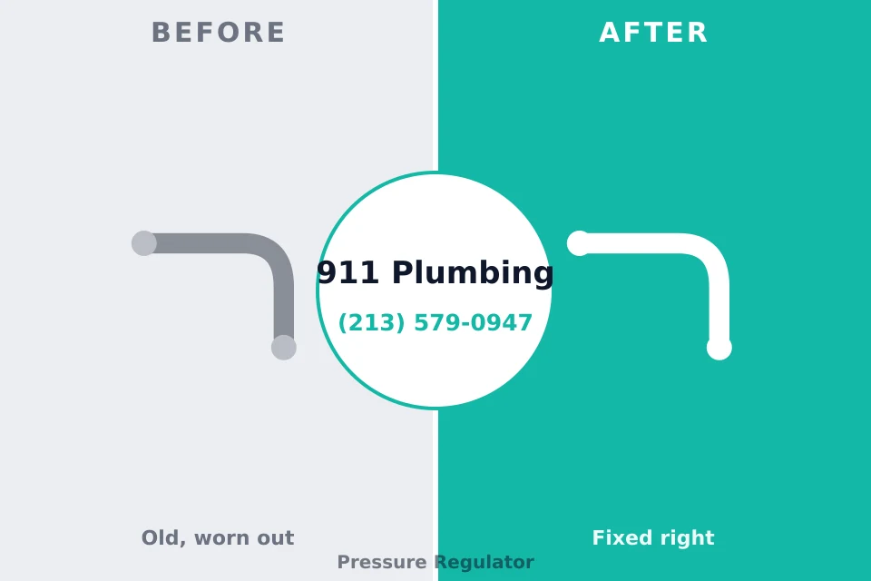 Before and after: plumbing repair Hardin, MT